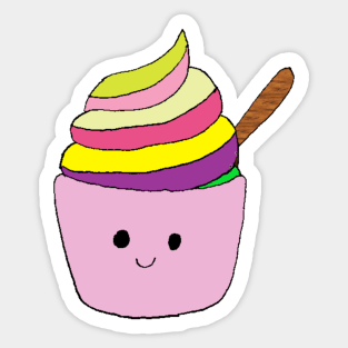 Frozen Yogurt Sticker